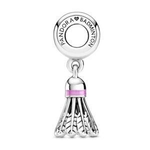 Rare Pandora Badminton Birdie Charm
